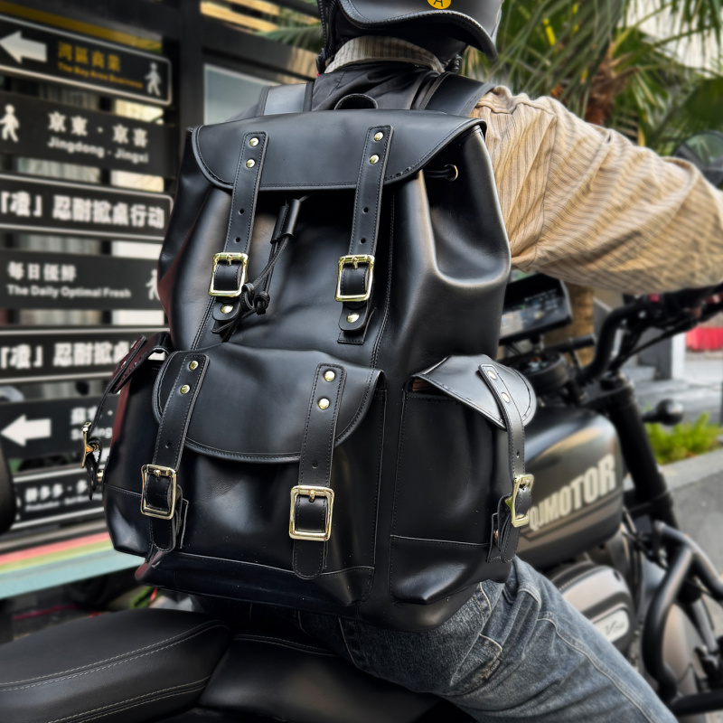 Luxury Bags With Zipper - Novidades: Mochila de Couro Luxuosa para