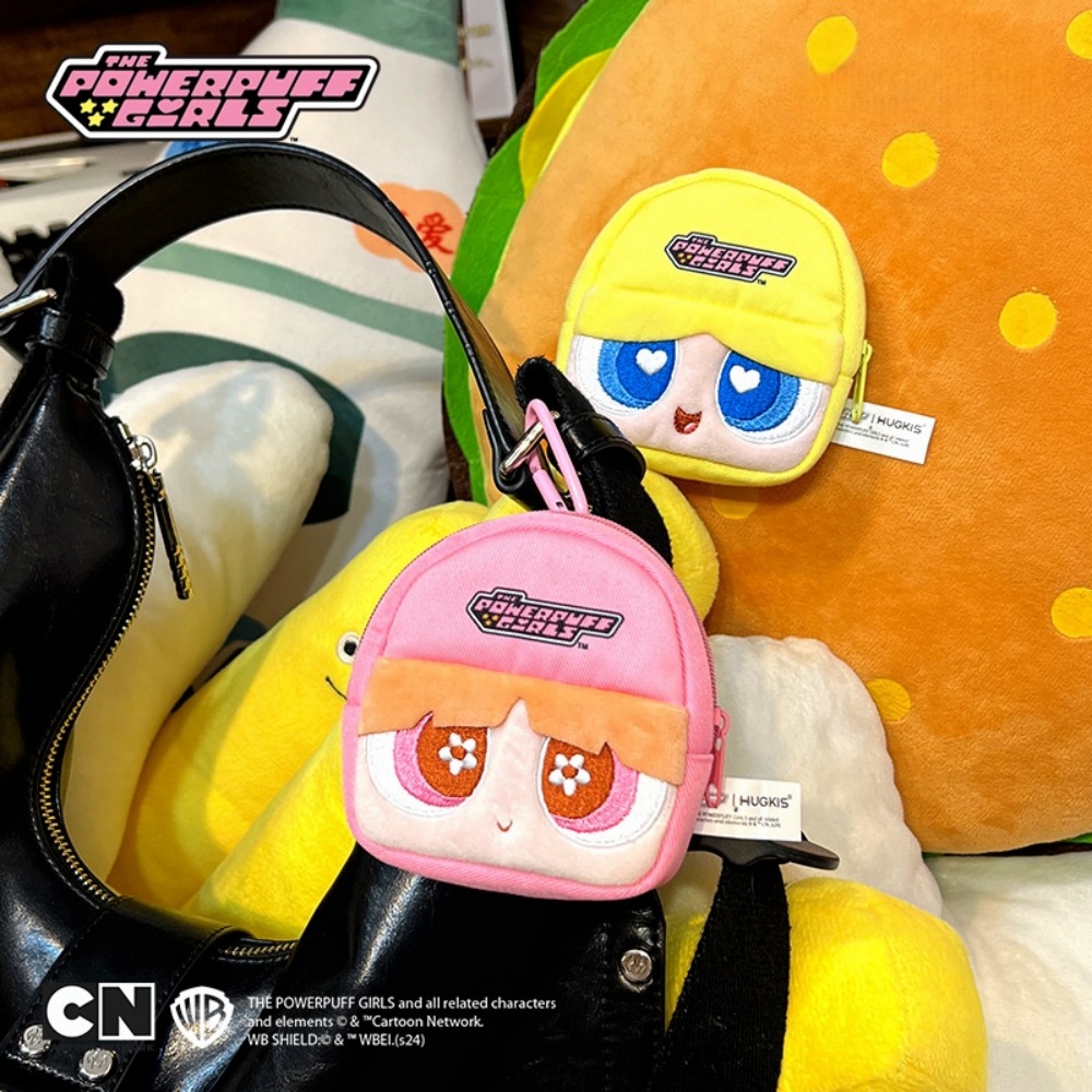 Accordion Wallet Zip - Genuíno o powerpuff meninas moeda bolsa