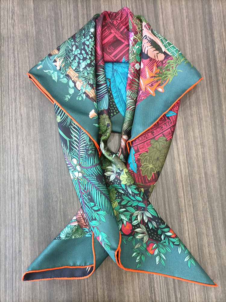 Luxury Bags For Summer - Lenço de Seda 90CM Feminino com