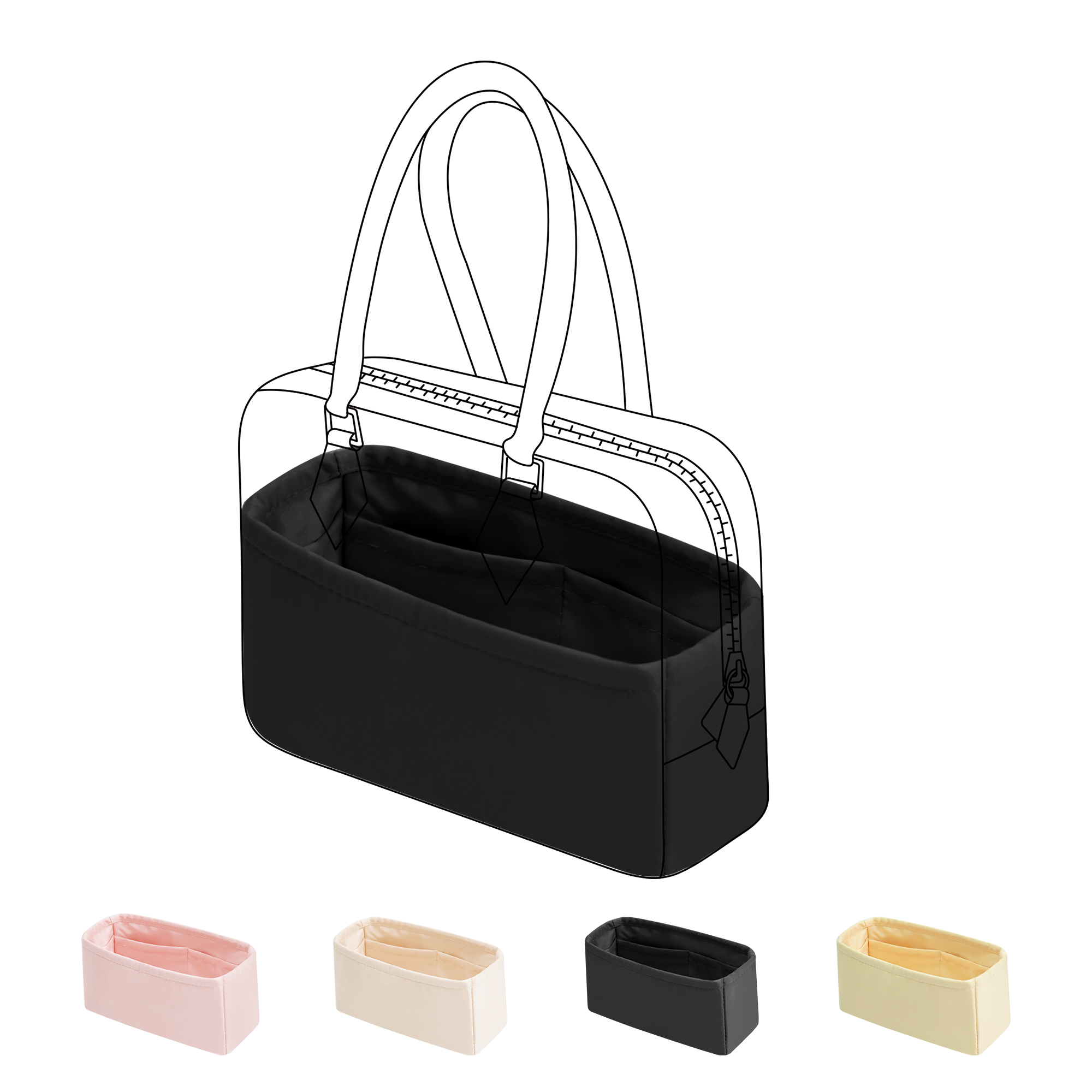 Luxury Bags Hermes - DGAZ Inserção organizadora de bolsa de