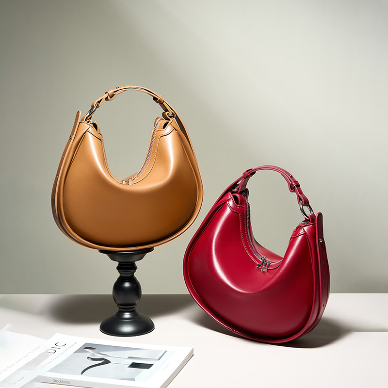 Luxury Bags Wholesale - Puro split couro das mulheres hobos