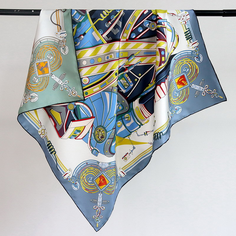Luxury Bags For Summer - Lenço de Seda 18MM Feminino, Bandanas