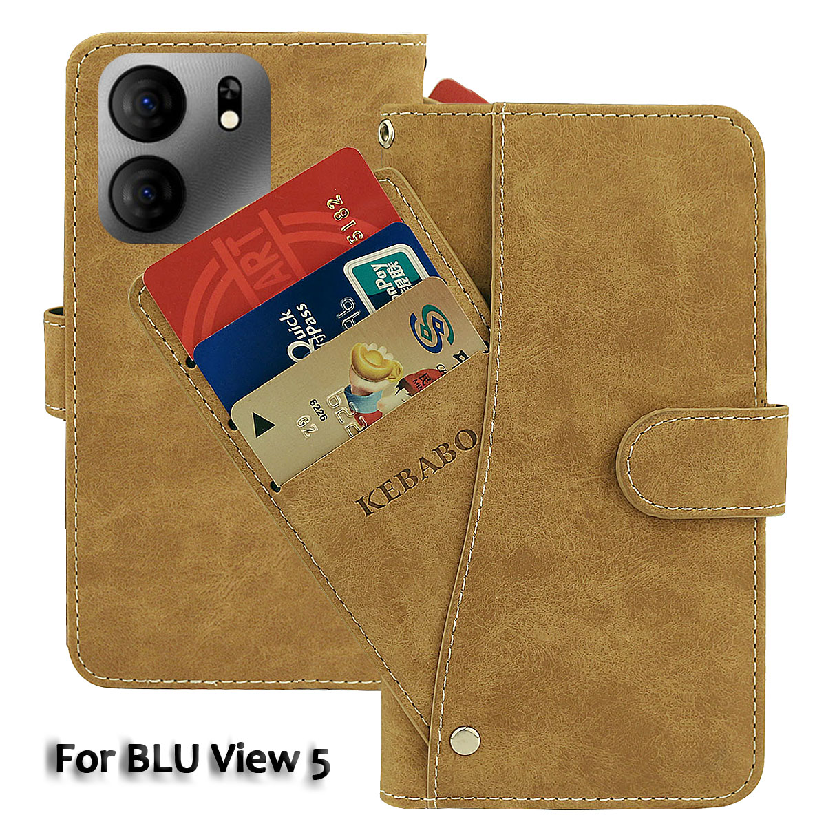 Luxury Bags Quotes - Carteira de couro vintage azul negrito