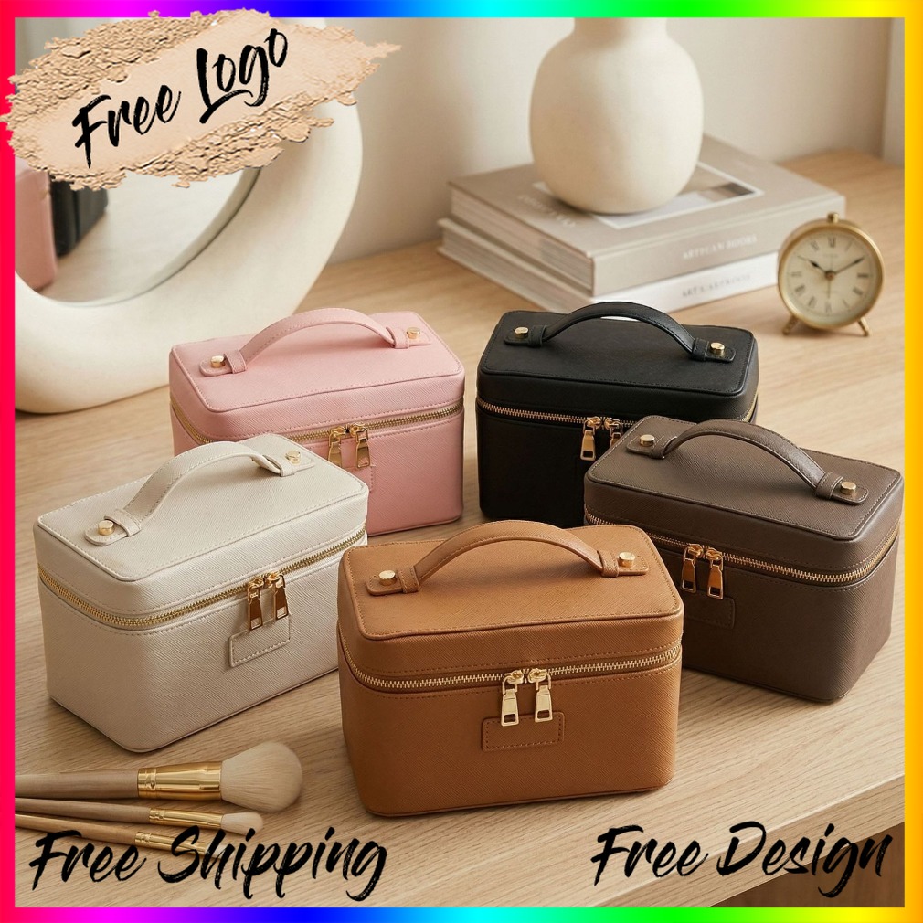Luxury Bags Wholesale - Bolsa de Maquiagem de Couro com