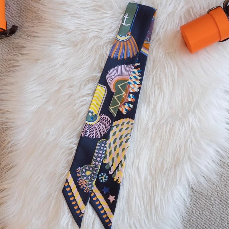 Luxury Bags Hermes - Lenço longo de luxo com design