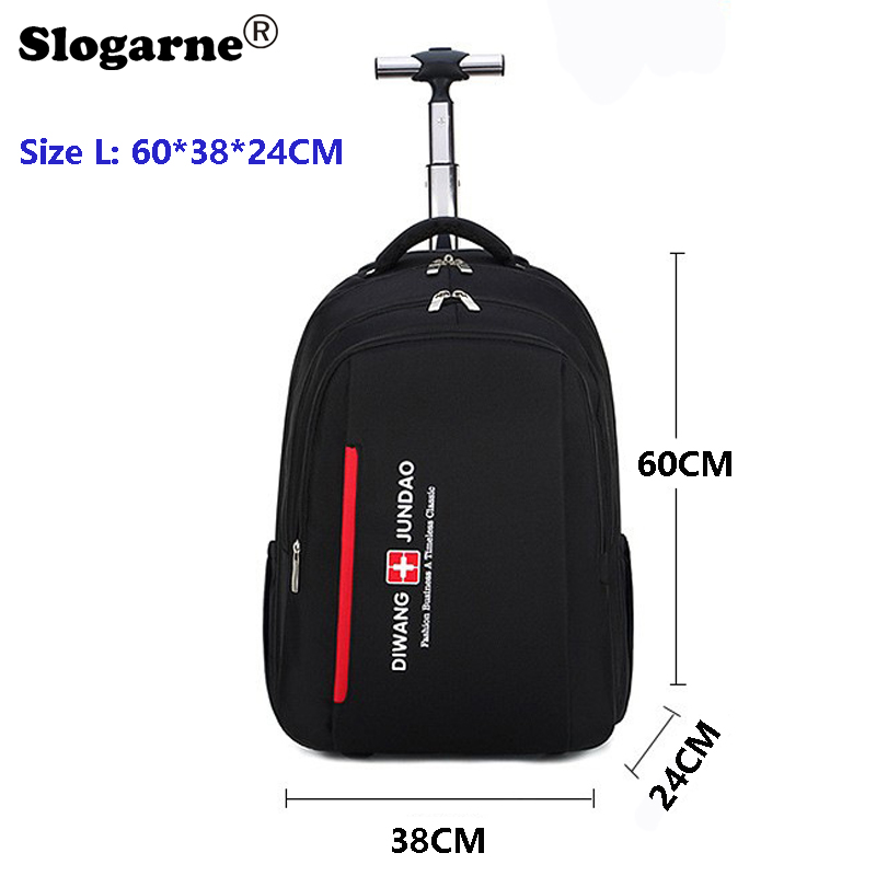 Weekender Bag Duffle - Mala de Negócios Masculina com Rodas,