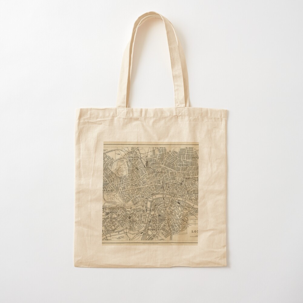 Mapa de Londres (século XIX) B - Luxury Bags London avaliação e preço