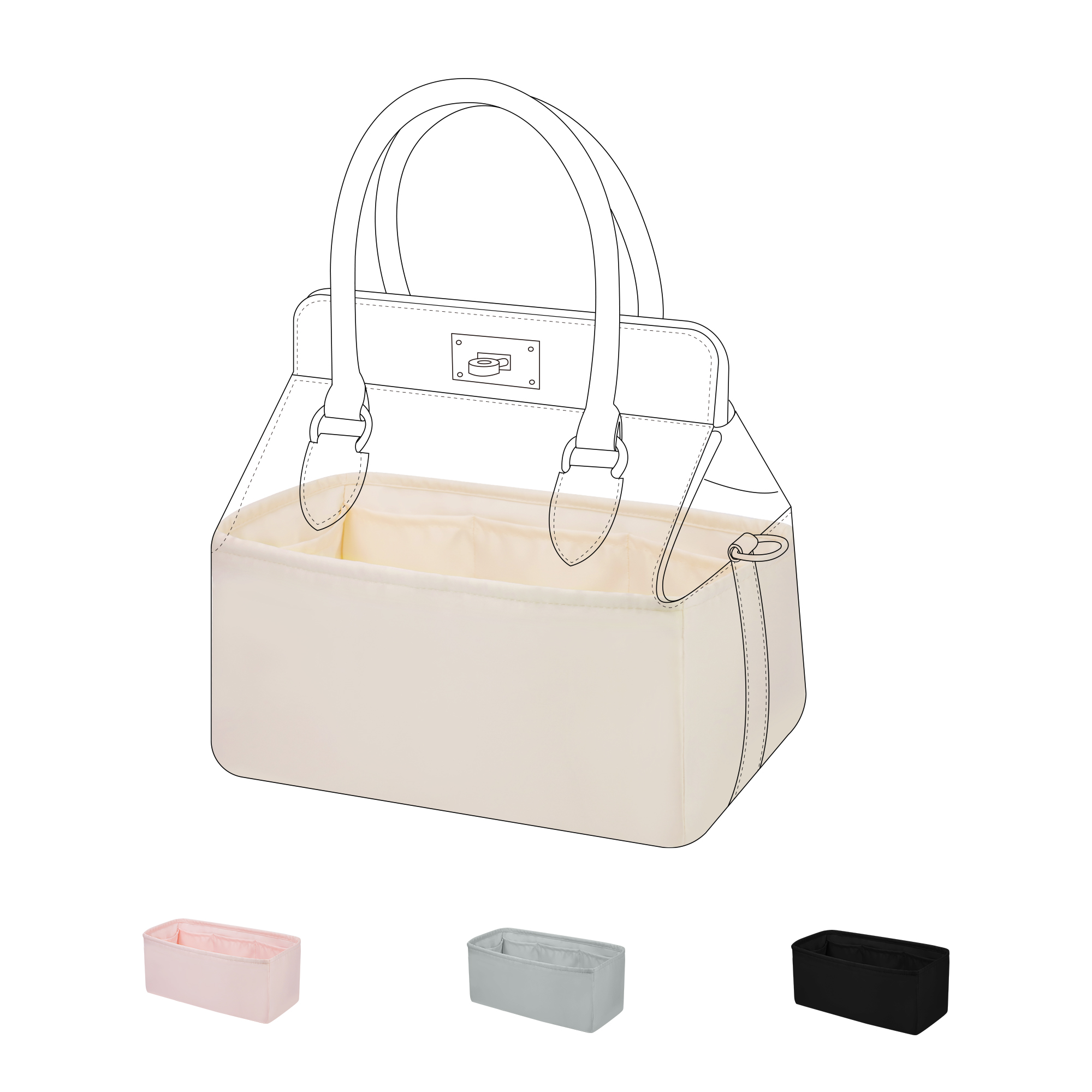 Organizador de Bolsa de Seda D - Luxury Bags Hermes avaliação e preço