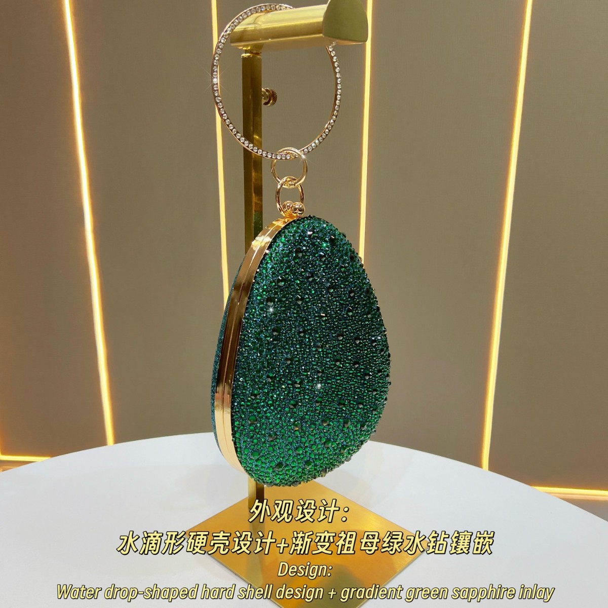 Bolsa Clutch Verde Esmeralda c - Luxury Bags Green avaliação e preço