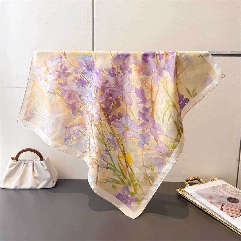 Lenço Quadrado Estampado Femin - Luxury Bags For Summer avaliação e preço