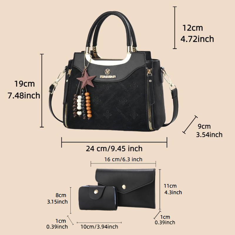 Bolsa feminina elegante, cor s - Luxury Bags With Zipper avaliação e preço