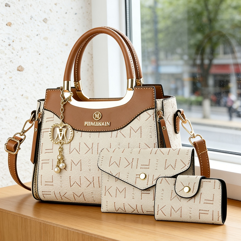 Conjunto de 3 peças de bolsas  - Luxury Bags With Zipper avaliação e preço