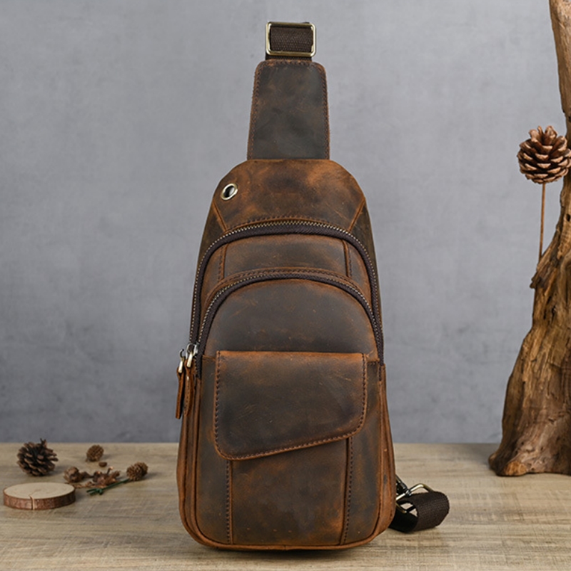 Bolsa de Peito Masculina de Lu - Luxury Bags With Zipper avaliação e preço