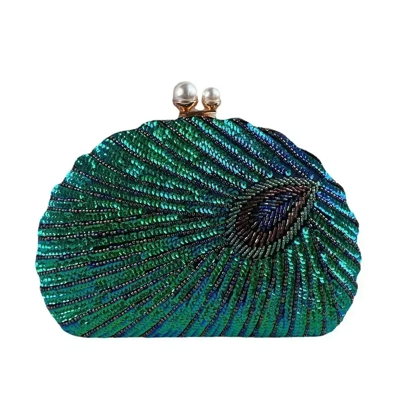 Nova Bolsa Clutch Verde Pavão  - Luxury Bags Green avaliação e preço