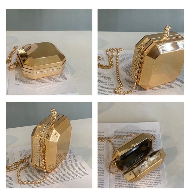 Mini luxo festa de ouro noite  - Luxury Bags With Zipper avaliação e preço