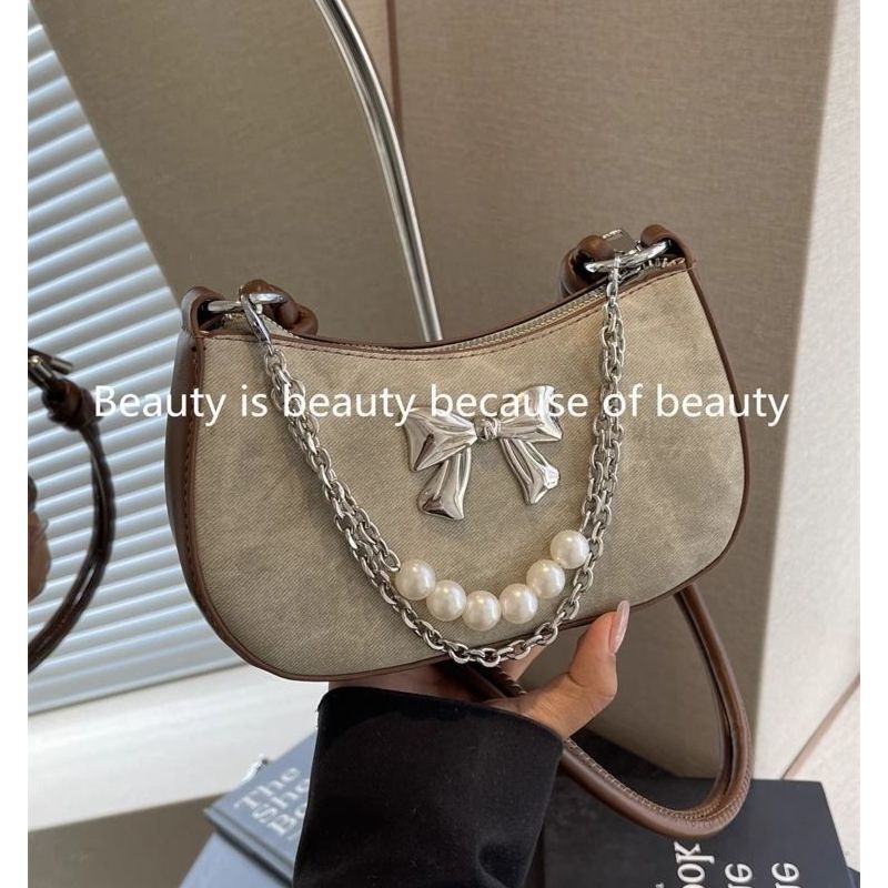 Bolsa de Ombro Leve com Laço d - Luxury Bags Sell avaliação e preço
