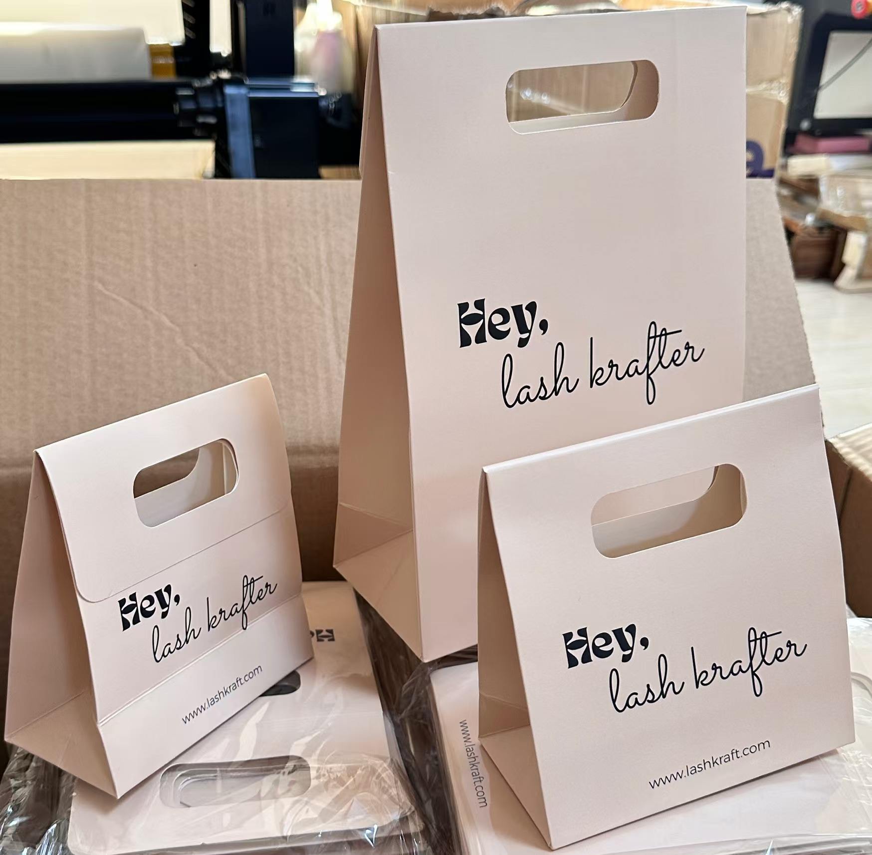 Saco de papel de compras de lu - Luxury Bags Wholesale avaliação e preço