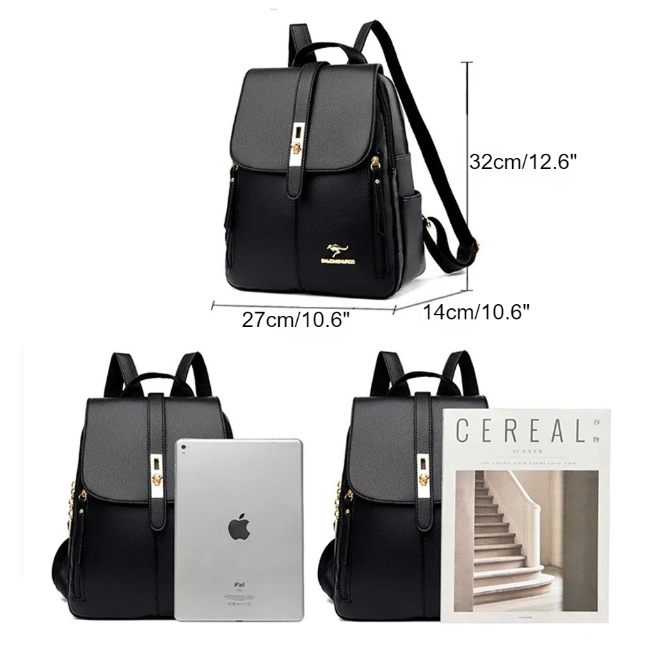 Mulheres de couro grande capac - Luxury Bags With Zipper avaliação e preço