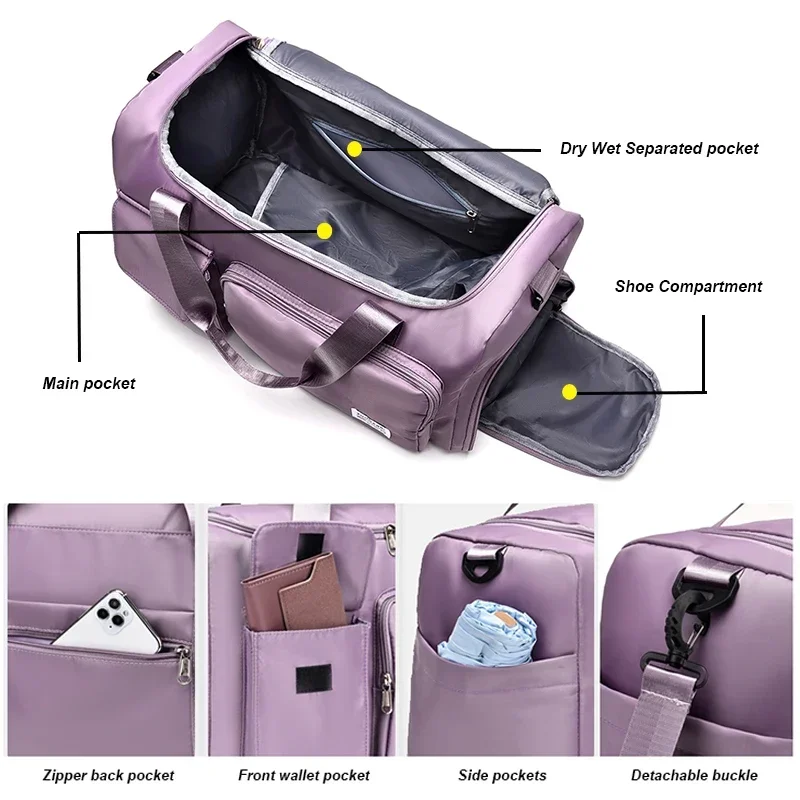 Bolsa de viagem de grande capa - Weekender Bag Duffle avaliação e preço